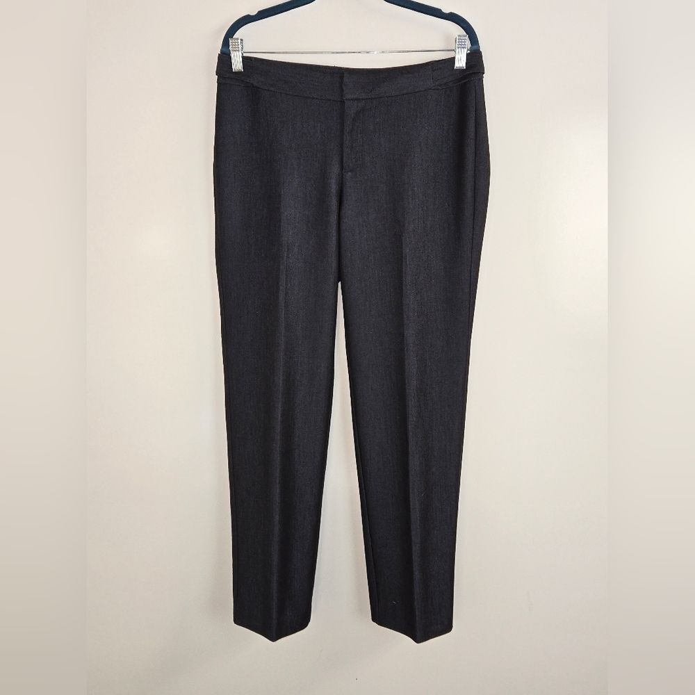 Roz&Ali Dark Blue Straight Leg Slacks Pants Trousers Sz 6